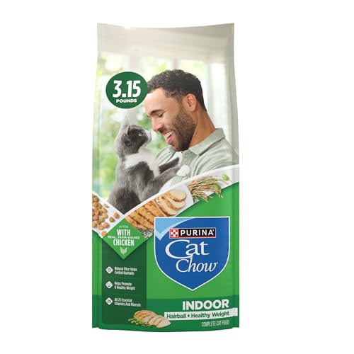Purina Cat Chow Indoor Hairball + Healthy Weight packaging