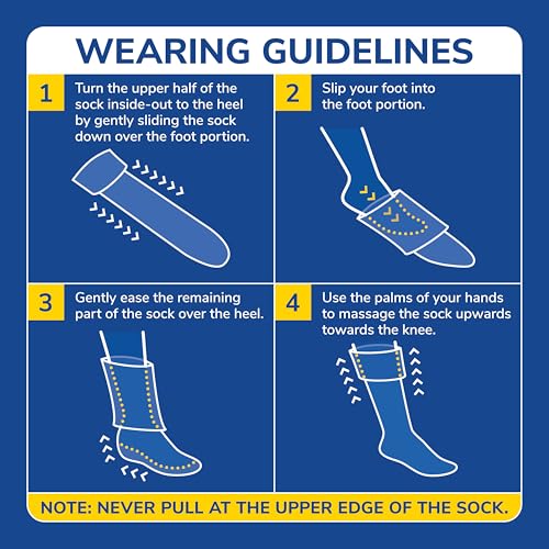Dr. Scholl's socks worn on lower leg