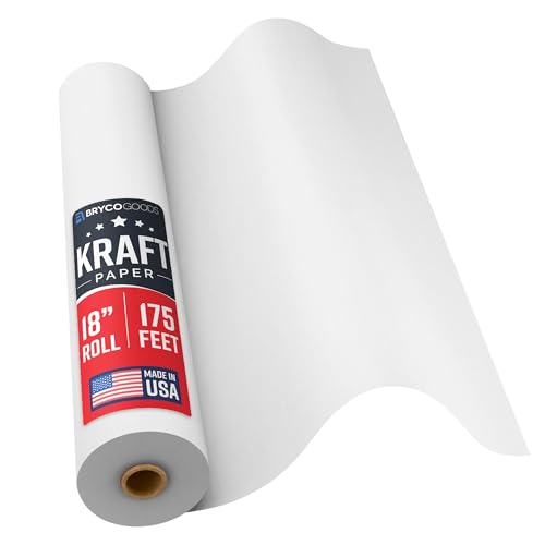 Bryco Goods 18 inch wide white paper roll