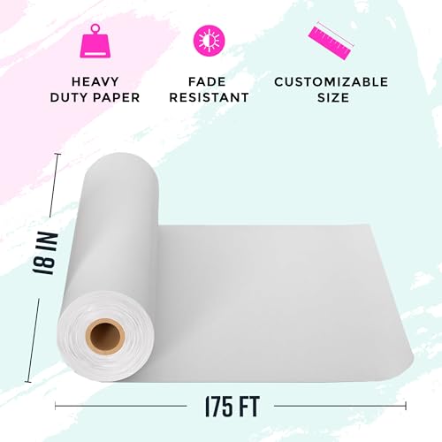 Bryco Goods paper roll on an art easel