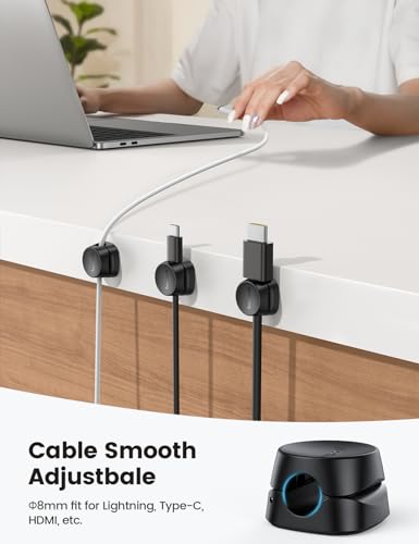 Lamicall clips holding various charging cables