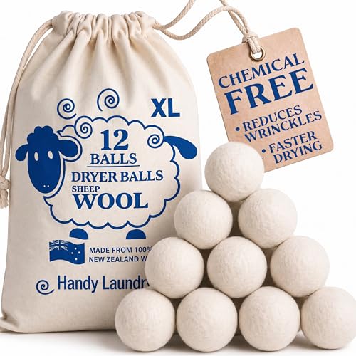 Handy Laundry 12-Pack Wool Dryer Balls