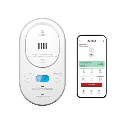 Kidde Smart CO Detector and Air Quality Monitor front view