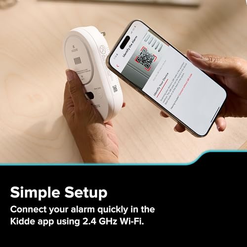 Kidde smart monitor app interface display on phone