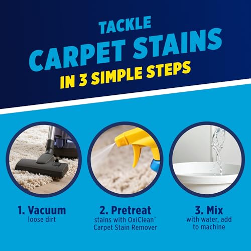 OxiClean formula for carpet cleaning machines