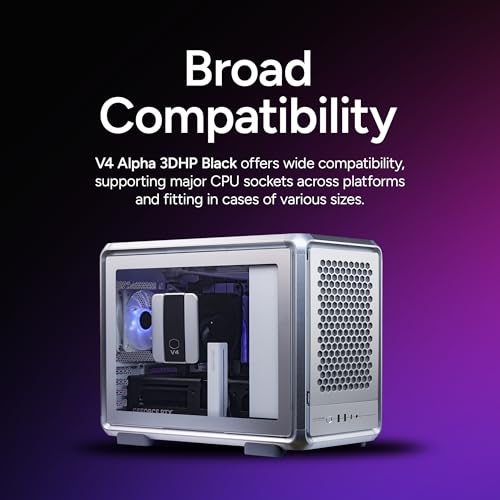 Cooler Master V4 Alpha 3DHP mounted on motherboard