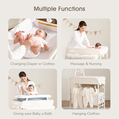 Maydolly changing table height adjustment mechanism