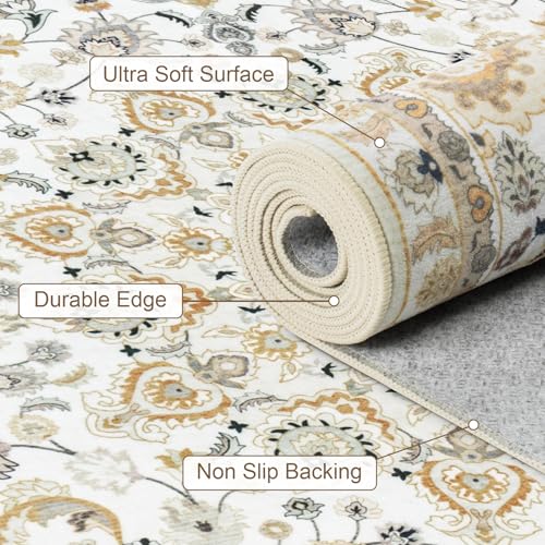 Washable ExpediX rug in bedroom setting