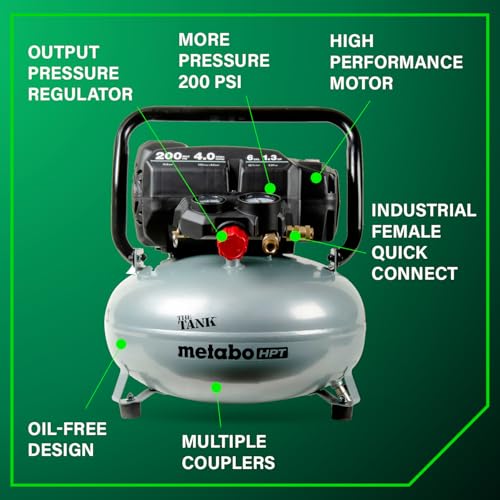 Metabo HPT compressor air hose connection