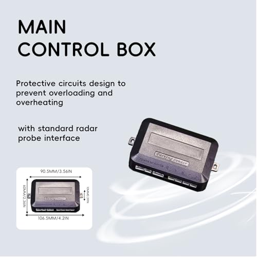 Reverse sensor installation components