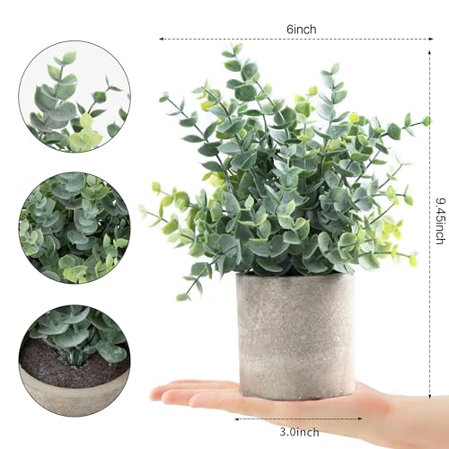 Shelf styling with Coferset artificial eucalyptus set