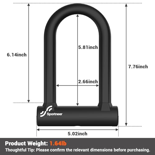 U-lock mounting bracket components