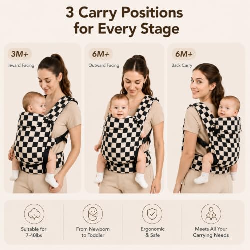 Side view of MOCKPOSE baby carrier padding
