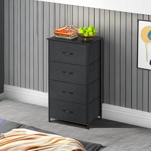 Detail of AODK dresser fabric drawer storage