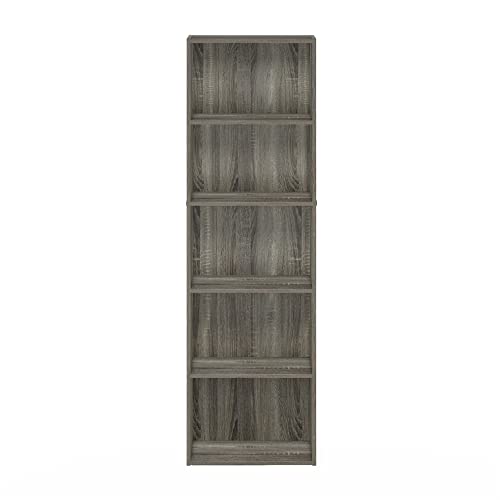 Furinno 5-Tier bookshelf assembly view