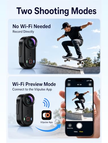 Aidzhi GO9 camera connected to a smartphone