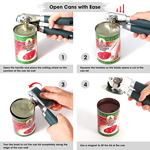Magnetic lid remover feature in action