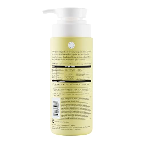 Naturium Bio-Lipid Restoring Body Lotion 14 fl oz label detail