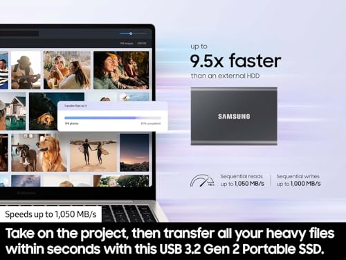 Samsung T7 Portable SSD USB 3.2 Gen 2
