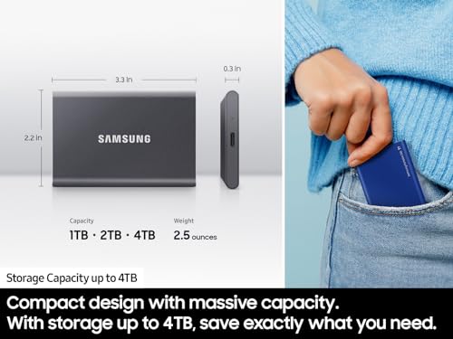 Samsung T7 Portable SSD high-speed storage
