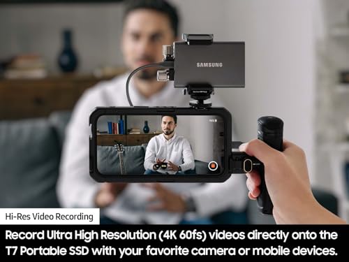 Samsung T7 Portable SSD shock-resistant