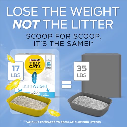 Bag of 17 lb Tidy Cats LightWeight litter