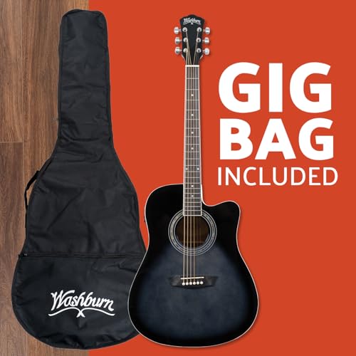 Washburn WA90CE side profile