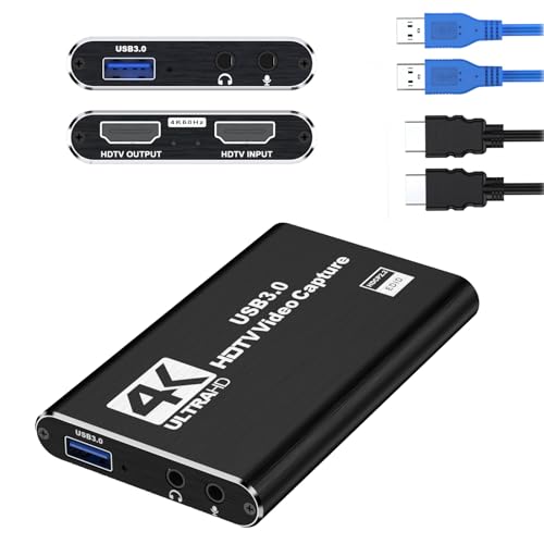 mvthenxi 4K Audio Black Video Capture Card