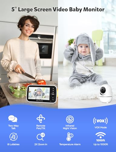 GoodBaby baby monitor parent unit controls