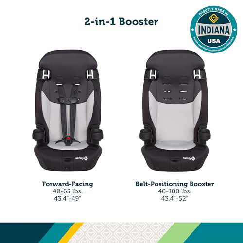 Capri Teal booster seat harness configuration