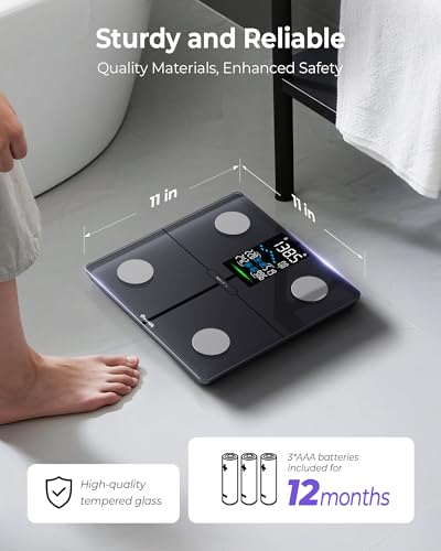 Scale displaying weight for an infant