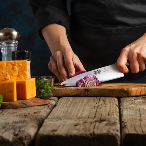 Professional chef knife full view
