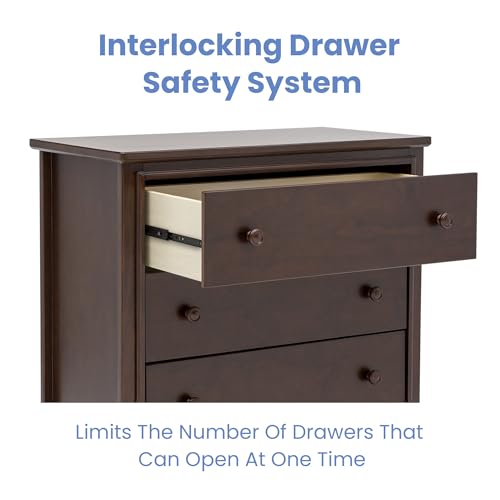 Interior view of dresser storage drawers