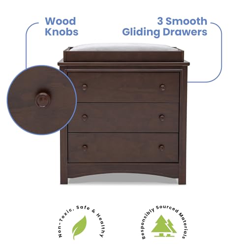 Dresser drawers featuring safety interlocking mechanism