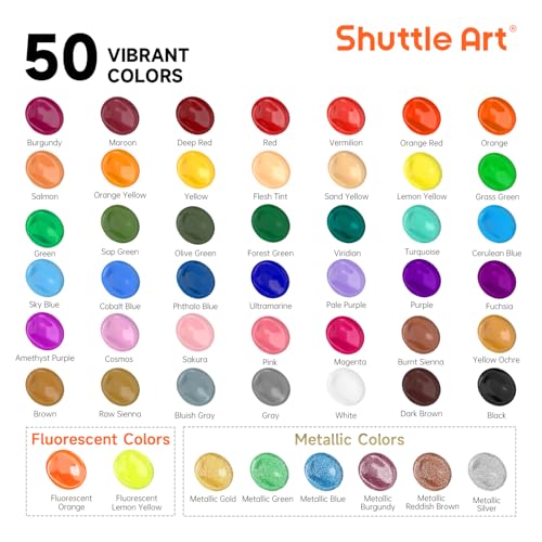 Detailed view of Shuttle Art paint texture