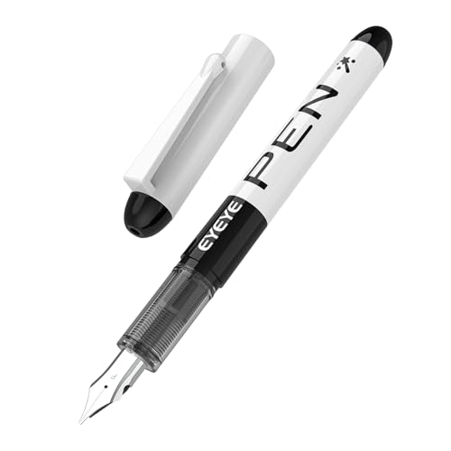 Fine point stainless steel fountain pen nib