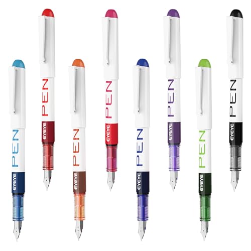 Detailed view of EYEYE liquid ink pens