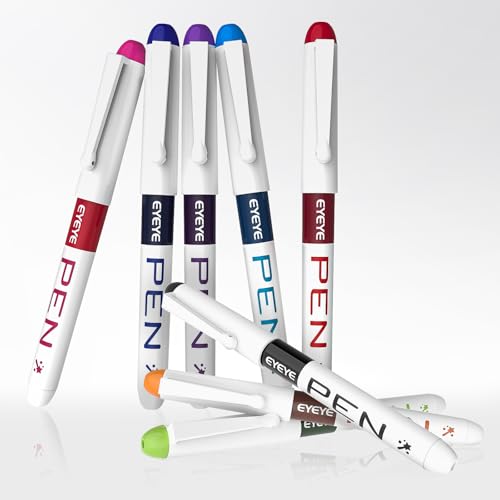 Eight pack of EYEYE fine point fountain pens