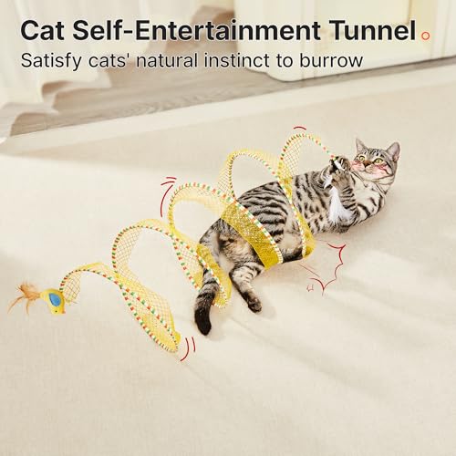 Collapsible Potaroma cat tunnel fully extended