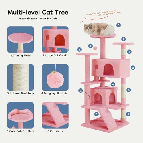 DUMOS cat tree assembly components