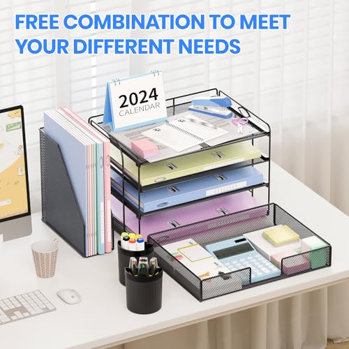 Close up of OPNICE file organizer sliding drawer