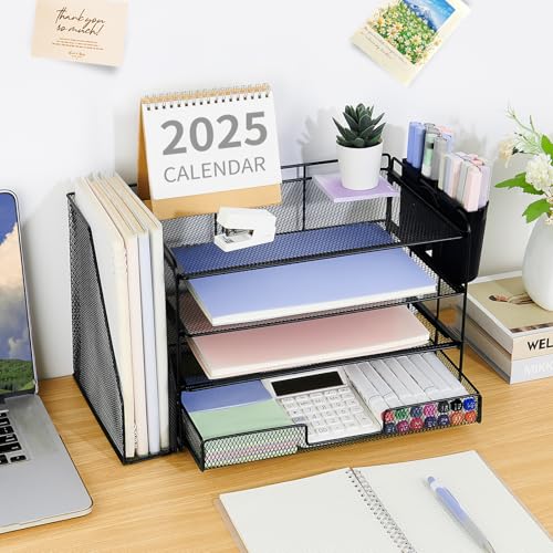 Top trays of the OPNICE 4-tier desktop sorter