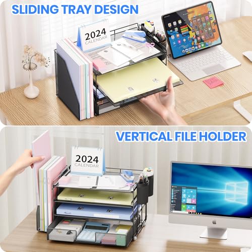 Hanging pen holders on OPNICE office organizer