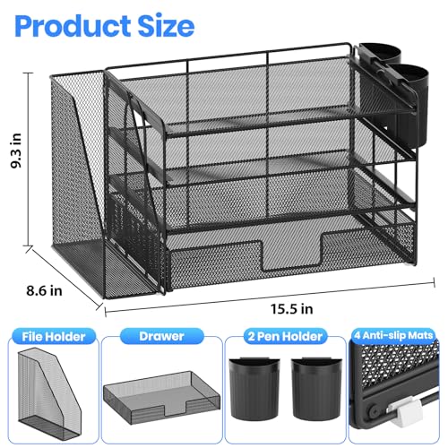 Back view of OPNICE workspace storage unit