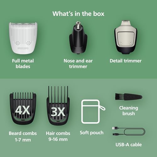 Nose and ear hair trimmer attachment