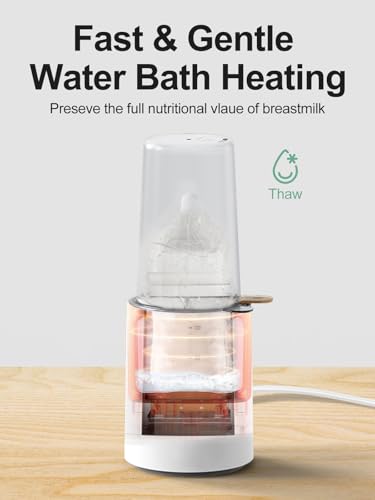 MOMYEASY warmer with plastic baby bottle