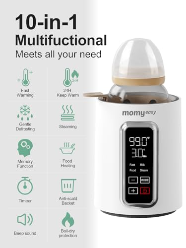 Top view of MOMYEASY baby bottle warmer