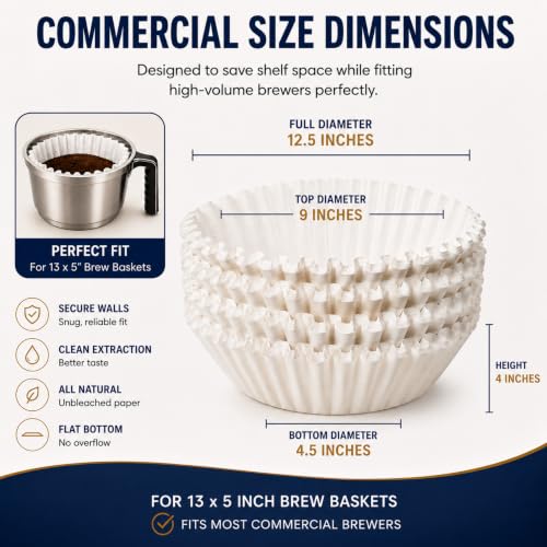 Drink Katy’s filters inside a commercial brew basket