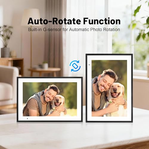 Linkdaze frame showing landscape orientation slideshow