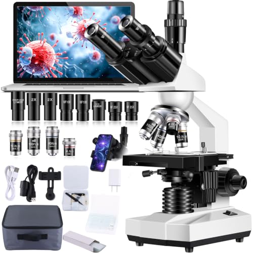 Woehrsh Trinocular Microscope with HD USB Camera